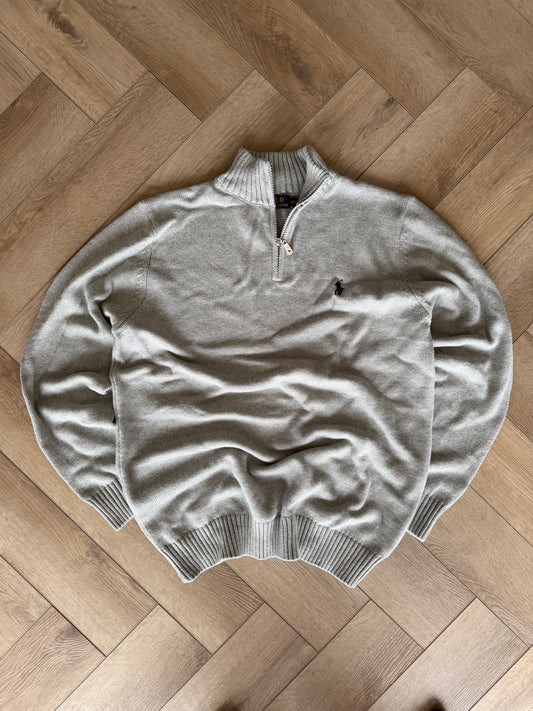 RLR Grey 1/4 Zip